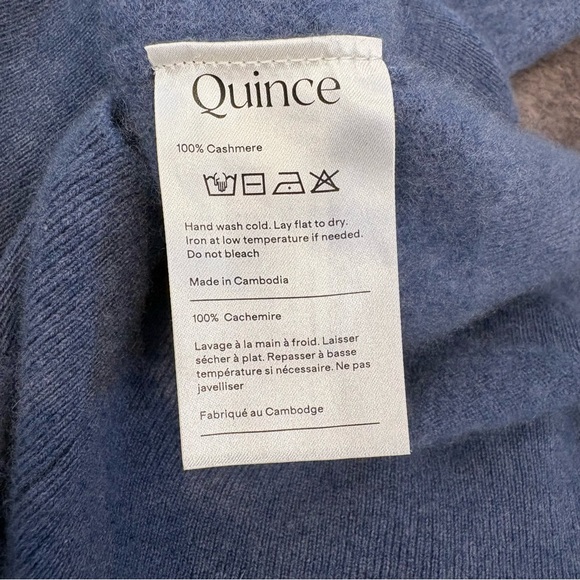 Quince Cashmere Sweater Womens XL fits a Sm/Med Cozy Cabincore READ description - Picture 12 of 12
